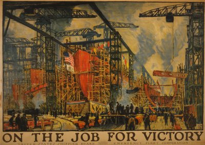 W dążeniu do zwycięstwa, 1918 autorstwa Jonas Lie