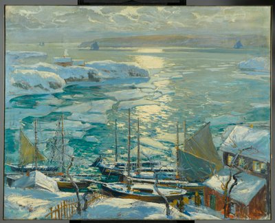 Stare statki wracają do domu, 1920 autorstwa Jonas Lie