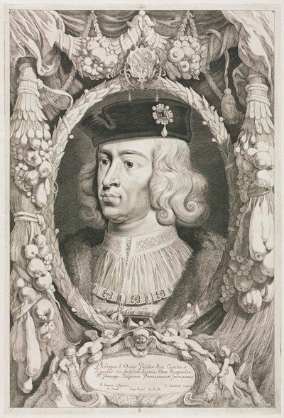 Książęta Burgundii: nr 8. Portret Filipa I (Przystojnego) z Kastylii autorstwa Jonas Suyderhoef