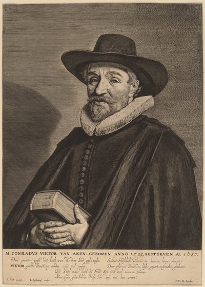 Konrad Vietor Akwizgranu autorstwa Jonas Suyderhoff after Frans Hals