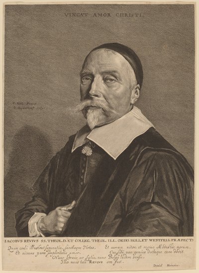 Jakub Rewiusz autorstwa Jonas Suyderhoff after Frans Hals