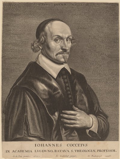 Johannes Cocceius autorstwa Jonas Suyderhoff after Jan de Vos