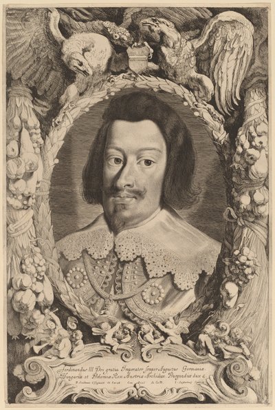 Cesarz Ferdynand III autorstwa Jonas Suyderhoff after Pieter Claesz Soutman