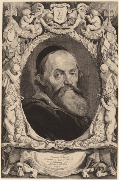 Hendrick Goltzius autorstwa Jonas Suyderhoff after Pieter Claesz Soutman