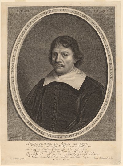 Adriaen Heerebord autorstwa Jonas Suyderhoff after Pieter Dubordieu