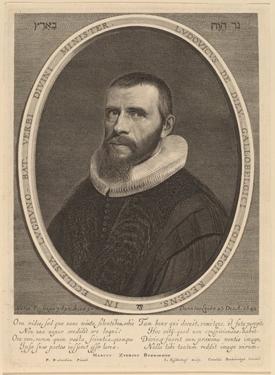 Ludwik de Dieu autorstwa Jonas Suyderhoff after Pieter Dubordieu