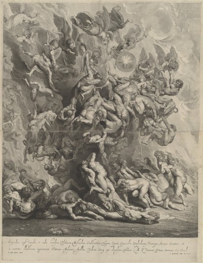 Upadek Przeklętych autorstwa Jonas Suyderhoff, after Sir Peter Paul Rubens
