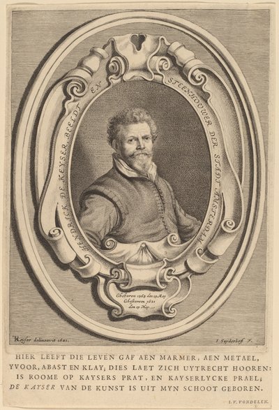 Hendrick de Keyser autorstwa Jonas Suyderhoff after Thomas de Keyser