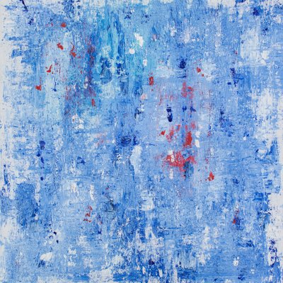 Żywy niebieski abstrakt autorstwa Jonas Weikel