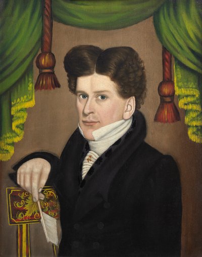Mężczyzna z długopisem autorstwa Jonas Welch Holman