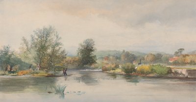 Punt na rzece autorstwa Jonathan Needham