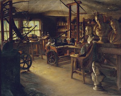 Warsztat Jamesa Watta, 1889 autorstwa Jonathan Pratt