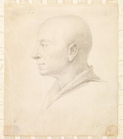 Autoportret z profilu, 7 października 1732 autorstwa Jonathan Richardson