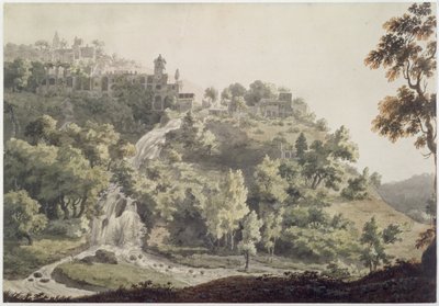 Tivoli: widok willi Mecenasa, 1858 r. autorstwa Jonathan Skelton