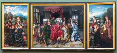 Ołtarz Zaśnięcia Marii autorstwa Joos van Cleve