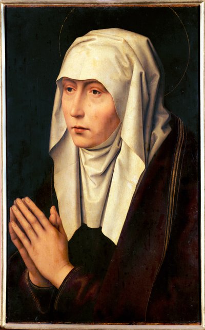 Mater Dolorosa (olej na drewnie) autorstwa Joos van Cleve