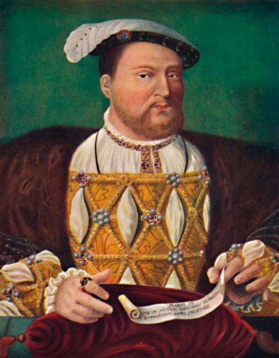 Portret Henryka VIII Pałac Hampton Court, c1530, 1903 autorstwa Joos van Cleve