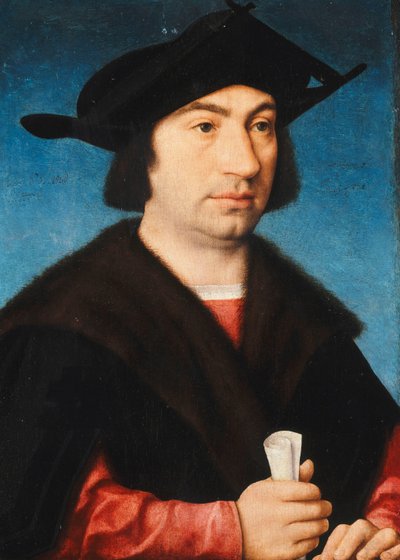 Portret Stefano Raggio, połowa długości, autorstwa Joos van Cleve