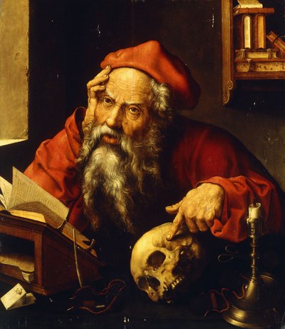 Święty Hieronim, autorstwa Joos van Cleve