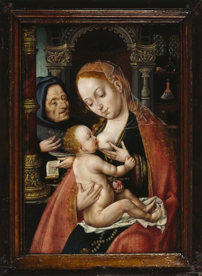 Święta Rodzina, ok. 1523-1530. autorstwa Joos van Cleve Circle of .