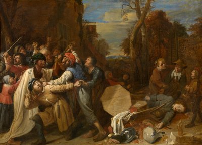 Śmierć jest gwałtowna i szybka (olej na płótnie) autorstwa Joos van Craesbeeck