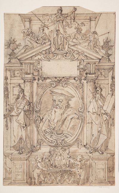 Portret Tiberio Decani autorstwa Joos van Winghe