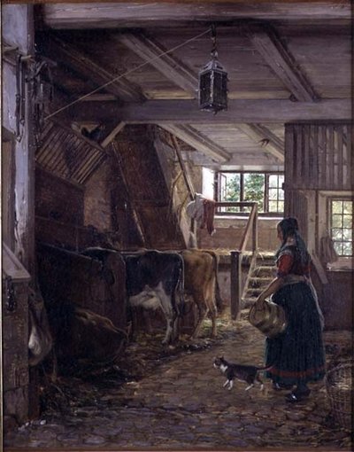 W krowie Byre autorstwa Jorgan Roed