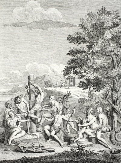 Ofiara z ludzi, z „Voyage Historique de l