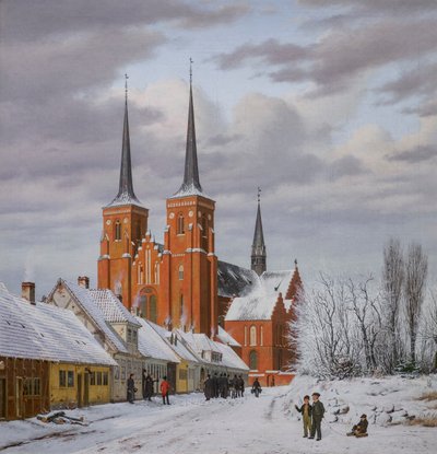 Ulica w Roskilde autorstwa Jorgen Roed