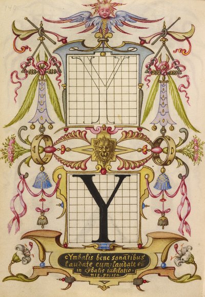 Węgierski - Przewodnik do konstruowania litery Y - Google Art Project autorstwa Joris Hoefnagel