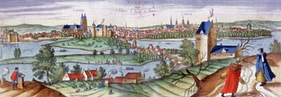 Widok na wycieczki, ok. 1561 r. (rycina) autorstwa Joris Hoefnagel
