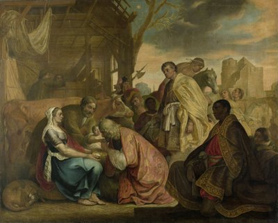 Adoracja Trzech Króli, 1646 autorstwa Joris van Schooten