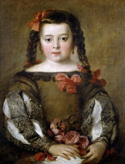 Portret młodej dziewczyny autorstwa José Antolínez