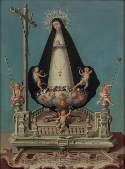 Dziewica Samotności, z klasztoru Mínimos de la Victoria autorstwa José Campeche