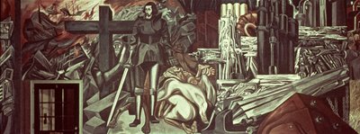 Cortez and the Cross, z „Eposu o amerykańskiej cywilizacji” autorstwa José Clemente Orozco