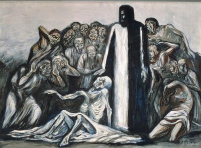 Wskrzeszenie Łazarza autorstwa José Clemente Orozco