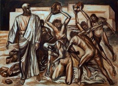 Męczeństwo św. Szczepana autorstwa José Clemente Orozco