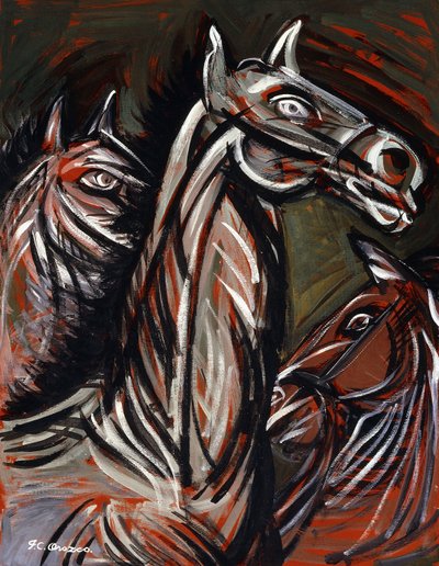 konie; Konie autorstwa José Clemente Orozco