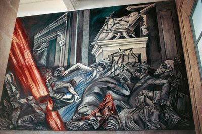 Sprawiedliwość autorstwa José Clemente Orozco