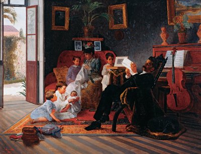 Scena rodziny Adolfo Pinto autorstwa José Ferraz de Almeida Júnior