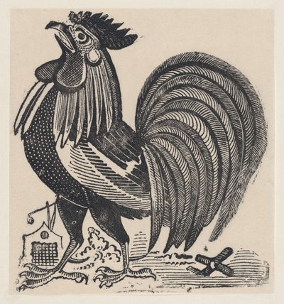 Kogut, ca. 1880-1910., ca. 1880-1910. autorstwa José Guadalupe Posada