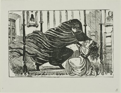 Ilustracja do opowieści autorstwa José Guadalupe Posada