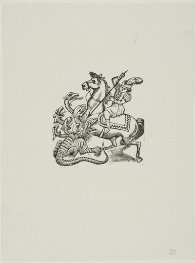 Święty Jerzy autorstwa José Guadalupe Posada