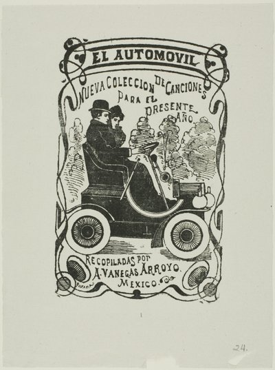 Samochód autorstwa José Guadalupe Posada