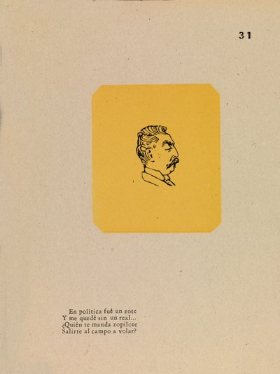 Uczciwy polityk autorstwa José Guadalupe Posada
