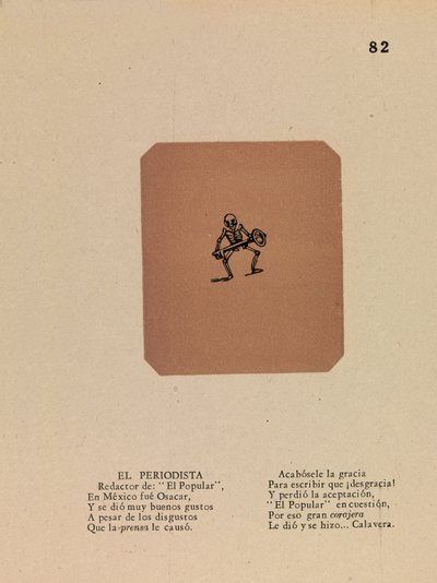 Prasa opozycyjna autorstwa José Guadalupe Posada