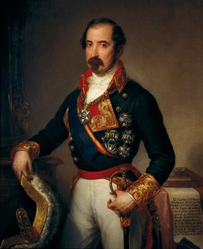 Portret Manuela Gutierreza de la Comcha i Irigoyen (1808-1874), markiza Duero autorstwa José Gutiérrez de la Vega