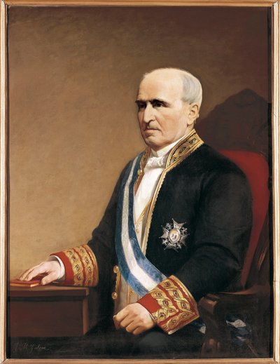 Portret polityka Francisco Santa Cruz autorstwa José María Galván y Candela