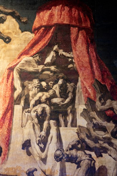Katedra. Wnętrze. Malowidła ścienne. Józef Maria Sert. 1926-1930. autorstwa José María Sert