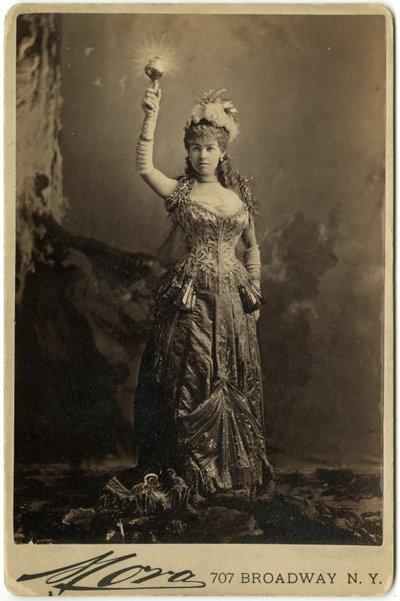 Pani Vanderbilt (odbitka sepii) autorstwa José Maria Mora